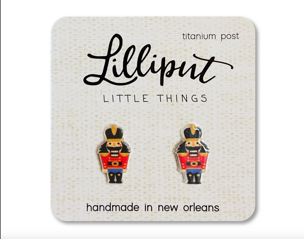 Lilliput Little Things Nutcracker Earrings