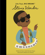 Load image into Gallery viewer, Little People Big Dreams Stevie Wonder Hardcover Book

