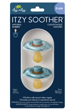 Load image into Gallery viewer, Itzy Ritzy Soother 2 Pack Natural Rubber Pacifier 0-6M Harbor &amp; Coast
