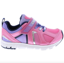 Load image into Gallery viewer, Tsukihoshi RAINBOW Child Shoes (Fuchsia/Purple)
