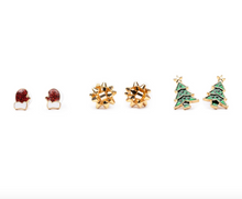 Load image into Gallery viewer, Great Pretenders Snowman Pierced Stud Earrings
