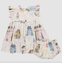 Load image into Gallery viewer, Pink Chicken Baby Girls Jennifer Dress Set Whimsical Castle
