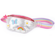 Load image into Gallery viewer, Great Pretenders Rainbows &amp; Butterflies Fanny Pack
