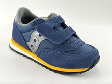 Load image into Gallery viewer, Saucony Baby Jazz Hook &amp; Loop Blue/Gray Size 5.5M
