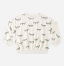Load image into Gallery viewer, Rylee + Cru Relaxed Sweatshirt Alligators
