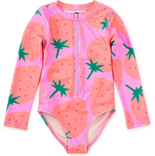 Load image into Gallery viewer, Tea Collection Long Sleeve One-Piece Swimsuit Fresas Favoritas
