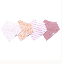 Laden Sie das Bild in den Galerie-Viewer, Copper Pearl Bandana Lätzchen 4er-Pack Lola
