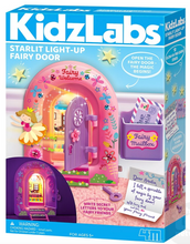 Load image into Gallery viewer, KidzLabs Starlit Light-Up Fairy Door Craft Kit
