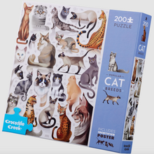 Load image into Gallery viewer, Crocodile Creek Popular Cat Breeds Puzzle 200 Piece
