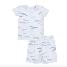 Load image into Gallery viewer, Angel Dear Loungewear Short Set Little Whales
