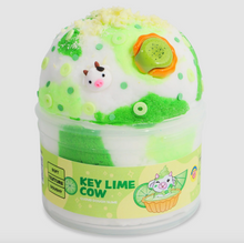 Load image into Gallery viewer, Peachybbies Key Lime Cow Cloud Dough Slime
