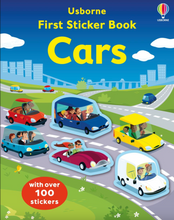 Laden Sie das Bild in den Galerie-Viewer, Usborne First Sticker Book Cars

