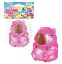 Laden Sie das Bild in den Galerie-Viewer, Sparklee Sugar Swap Glitter Capybara Squishy Stress Toy
