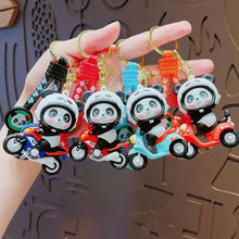 Load image into Gallery viewer, Panda Scooter Key Charm
