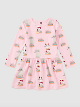 Laden Sie das Bild in den Galerie-Viewer, Tea Collection Long Sleeve Pocket Dress – Bookshop Cat
