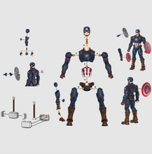 Load image into Gallery viewer, Blokees Marvel Infinity Saga Captain America Model Kits
