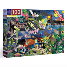 Load image into Gallery viewer, Eeboo Love of Bats 100 Piece Jigsaw Puzzle
