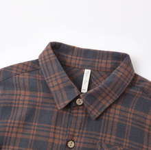 Laden Sie das Bild in den Galerie-Viewer, Rylee + Cru Collared Long Sleeve Shirt Midnight Plaid
