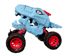 Load image into Gallery viewer, Dino-Faurs Pull Back 4 Wheel Dinosaur Truck
