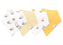 Load image into Gallery viewer, Copper Pearl Bandana Bibs 4-Pack Dozer
