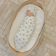 Load image into Gallery viewer, Copper Pearl Knit Swaddle Blanket Wilder
