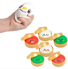 Load image into Gallery viewer, The Toy Network Christmas Squish &amp; Stretch Dumplings 3.5"
