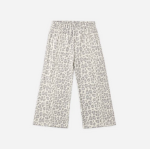 Load image into Gallery viewer, Rylee + Cru Wide Leg Sweatpant Blue Leopard

