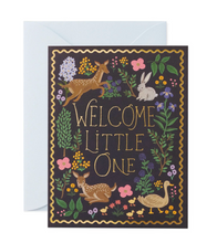 Load image into Gallery viewer, Rifle Paper Co. Woodland Welcome Baby Card
