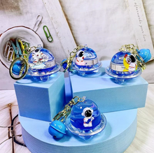 Load image into Gallery viewer, Astronaut UFO Floaty Keycharm
