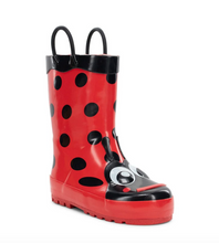 Load image into Gallery viewer, Western Chief Lucy Ladybug Rain Boot Red

