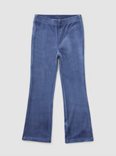 Load image into Gallery viewer, Tea Collection Very Velour Flare Pants, Naval Blue
