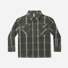Load image into Gallery viewer, Rylee + Cru Pocketed Flannel Shirt Holiday Plaid
