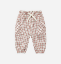 Load image into Gallery viewer, Quincy Mae Luca Pants, Christmas Plaid
