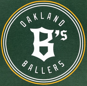Oaklandish Oakland Ballers Logo Tee Forest