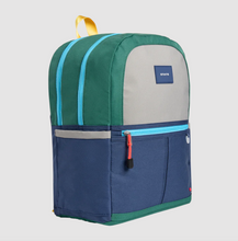 Load image into Gallery viewer, State Bags Polycanvas Kane Kids Double Pocket Green/Navy
