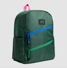 Load image into Gallery viewer, State Bags Ripstop Kane Kids Double Pocket Olive Diagonal Zipper
