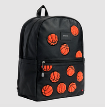 Load image into Gallery viewer, State Bags Coated Canvas Kane Kids Double Pocket Fuzzy Basketballs
