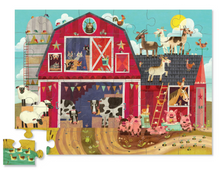 Load image into Gallery viewer, Crocodile Creek Barnyard Buddies Floor Puzzle 36 Piece

