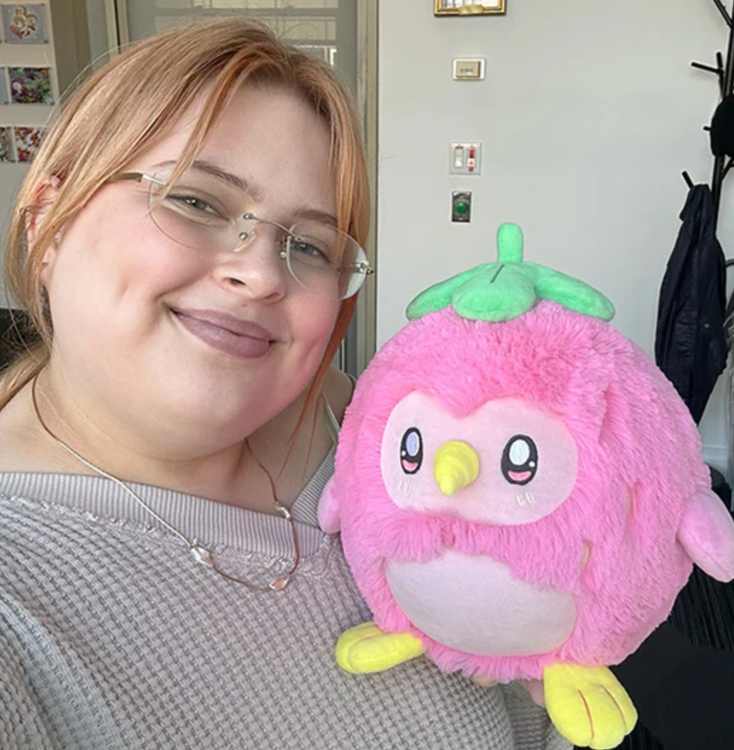 Squishable Mini Strawberry Penguin – Silver Moon Kids
