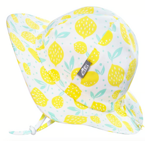 Jan & Jul Cotton Floppy Hat Lemon Fresh Size Large 2-5 Years