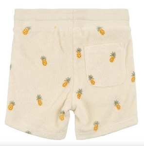 Miles The Label Kids Beige Pineapple shorts