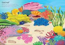 Load image into Gallery viewer, Usborne Little First Stickers Aquarium Book
