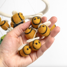 Load image into Gallery viewer, The Winding Road Baby Mobile Flying Bee Nursery Decor
