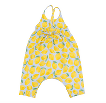 Load image into Gallery viewer, Angel Dear Tie Back Romper Sunny Lemons
