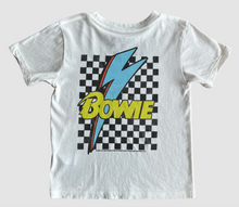 Load image into Gallery viewer, Rowdy Sprout David Bowie Checkered Bolt Tee
