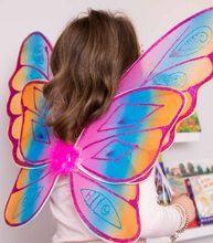 Load image into Gallery viewer, Great Pretenders Glitter Rainbow Wings
