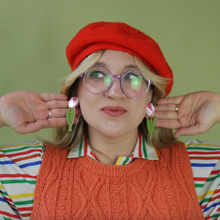 Load image into Gallery viewer, Not Picasso Tulips Earrings
