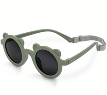 Load image into Gallery viewer, Jan &amp; Jul Bear Xplorer  Polarized Kids Sunglasses Crocodile Green Size M (2-6y)
