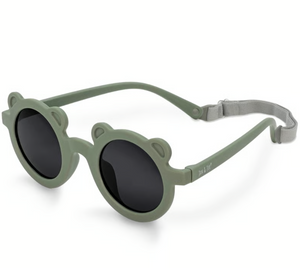 Jan & Jul Bear Xplorer  Polarized Kids Sunglasses Crocodile Green Size M (2-6y)