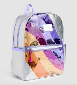 State Bags Metallic Kane Double Pocket Sequin Wave